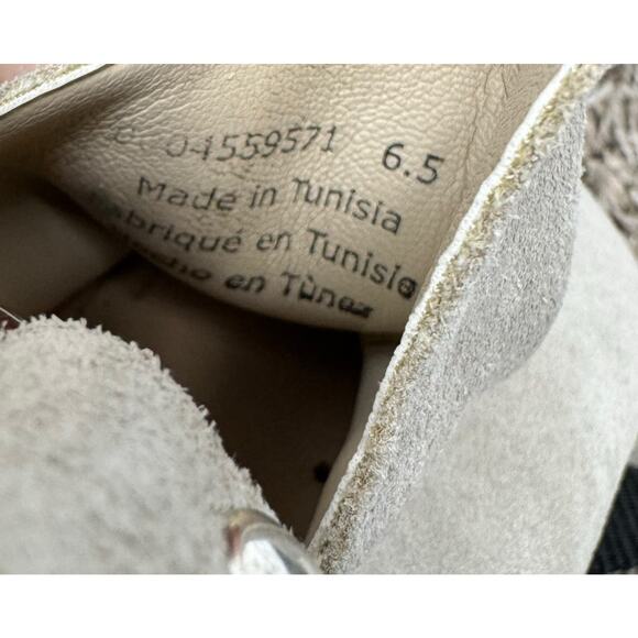 ree People Hybrid Harness Suede Platform Booties in Grey Diamond Size 6.5 - Picture 12 of 12